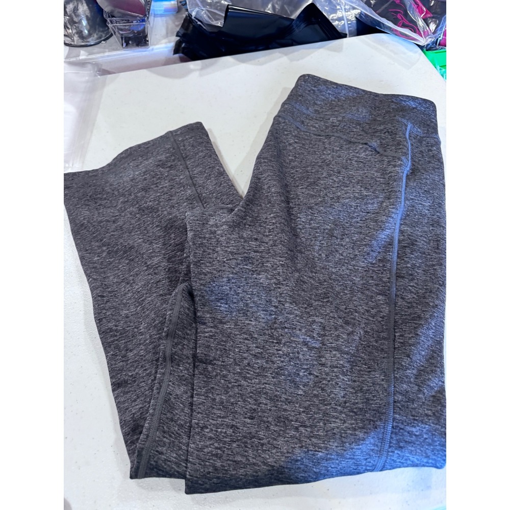 Fila Sport Womens XL Heathered Gray Athletic Training Leggings Activewear Pants